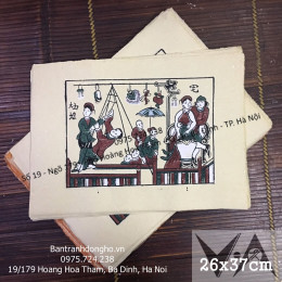 Tranh Đông Hồ Đánh Đu